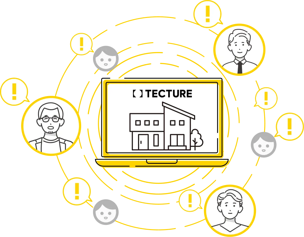 TECTUREに投稿することでたくさんの人の目に触れるチャンスが生まれるイラスト